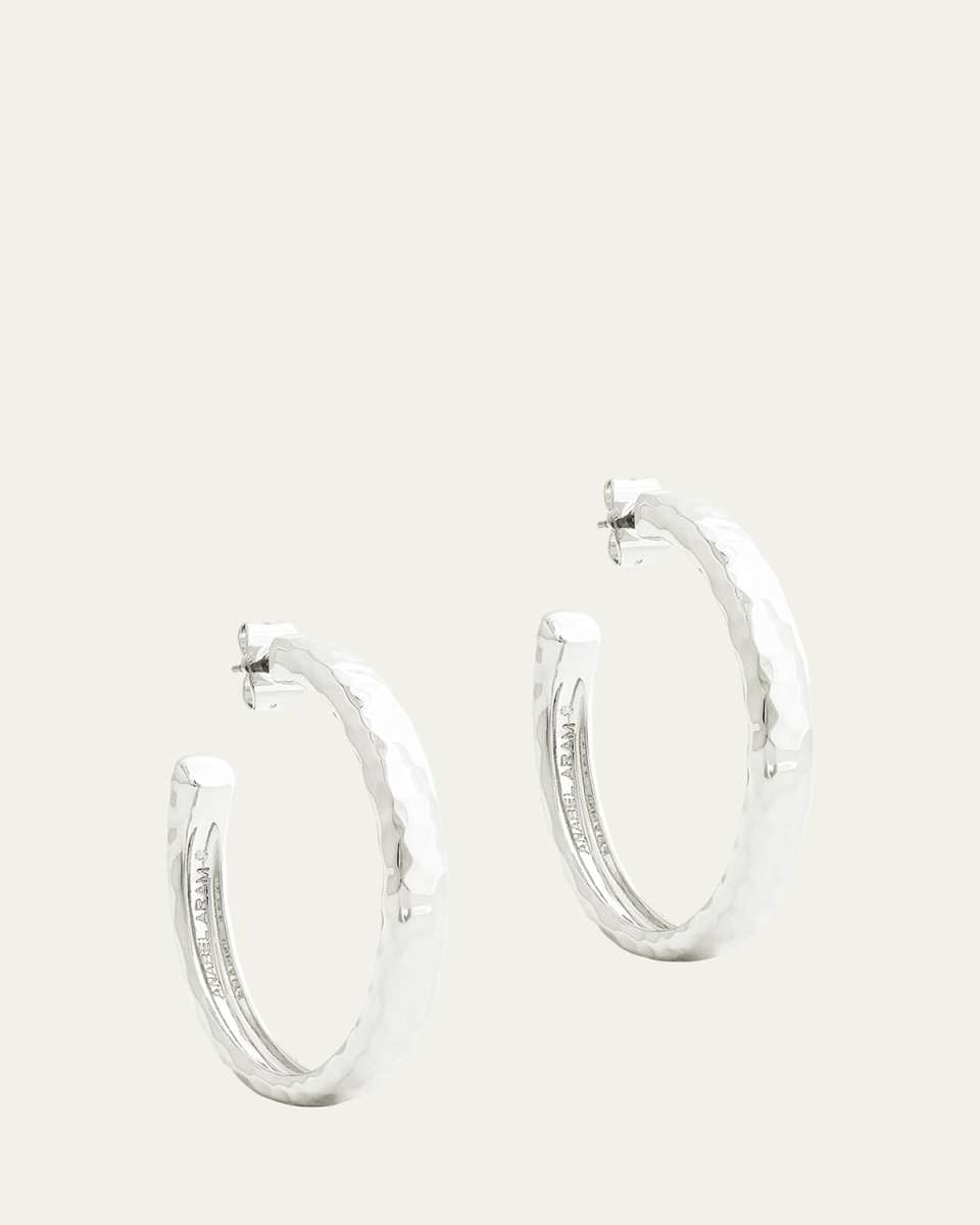 Farrier Medium Hoop Earrings